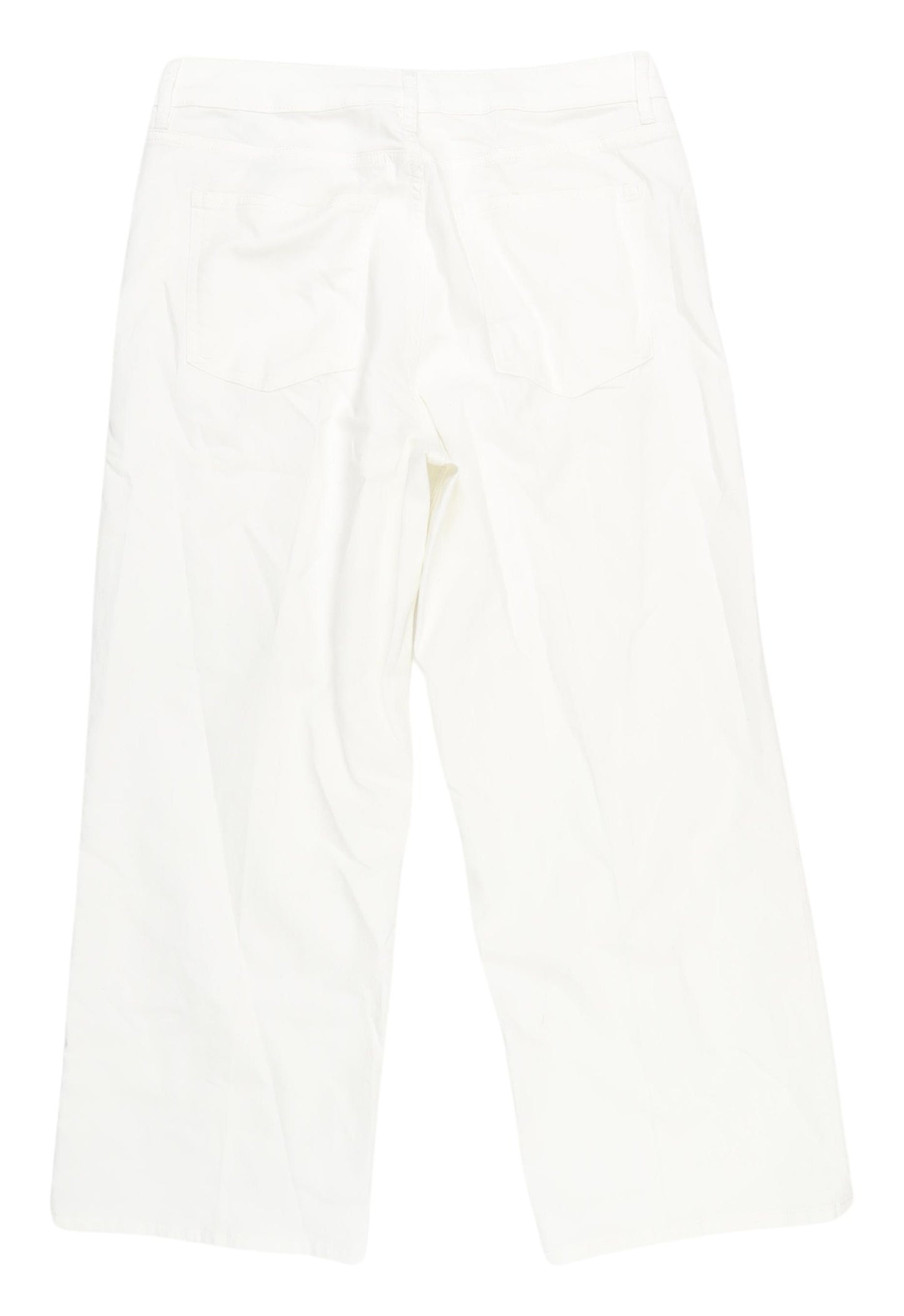 Marks and Spencer Women's White Wide-Leg Jeans Size 14