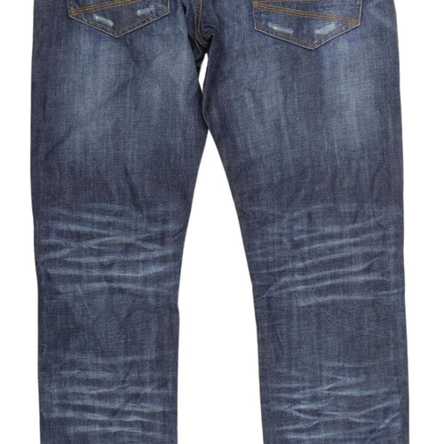 Inside Men's Blue Straight Jeans Size 16 Cotton