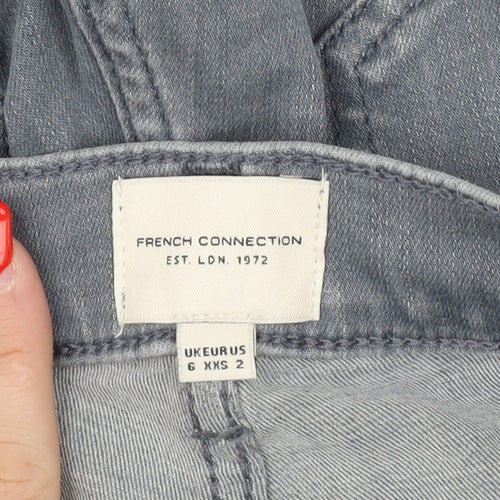 French Connection Grey Skinny Jeans, Women's Size 6