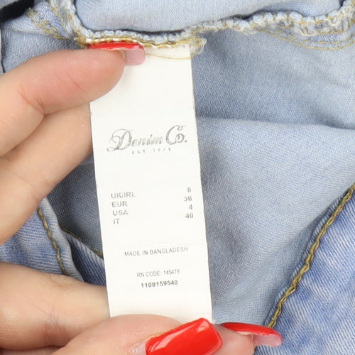 Denim Co. Women's Blue Skinny Jeans Size 8