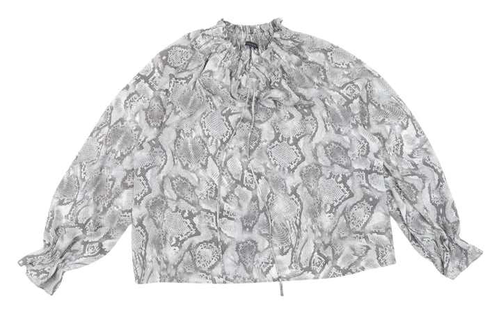 Marks and Spencer Women's Grey Animal Print Blouse