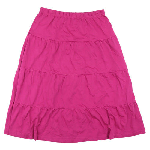 American Sweetheart Pink Peasant Skirt L Women