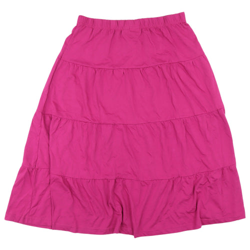 American Sweetheart Pink Peasant Skirt L Women