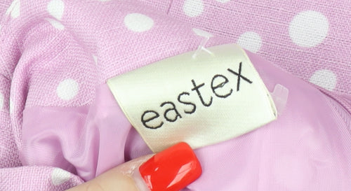 Eastex Women's Pink Polka Dot Sheath Dress Size 16