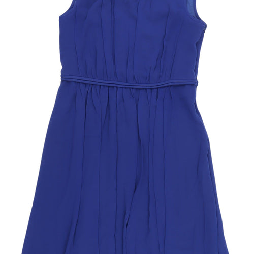 Boden Women's Blue A-Line Dress, Size 14