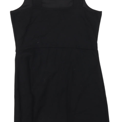 River Island Women's Black Pinafore Dress Size 10