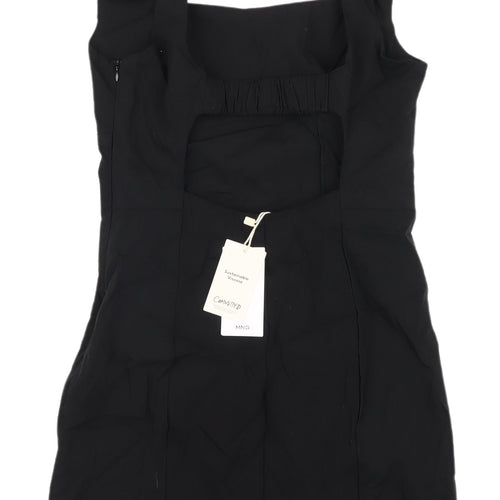MNG Women's Black Mini Pencil Dress, Size 12, Party