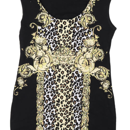 River Island Women's Black Bodycon Dress Size 14