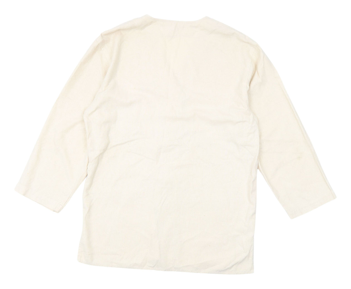 The Limited Womens Beige Silk Blouse, Size S, Button Accents