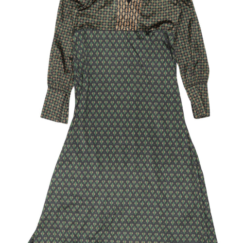 Zara Women's Multicoloured V-Neck A-Line Dress