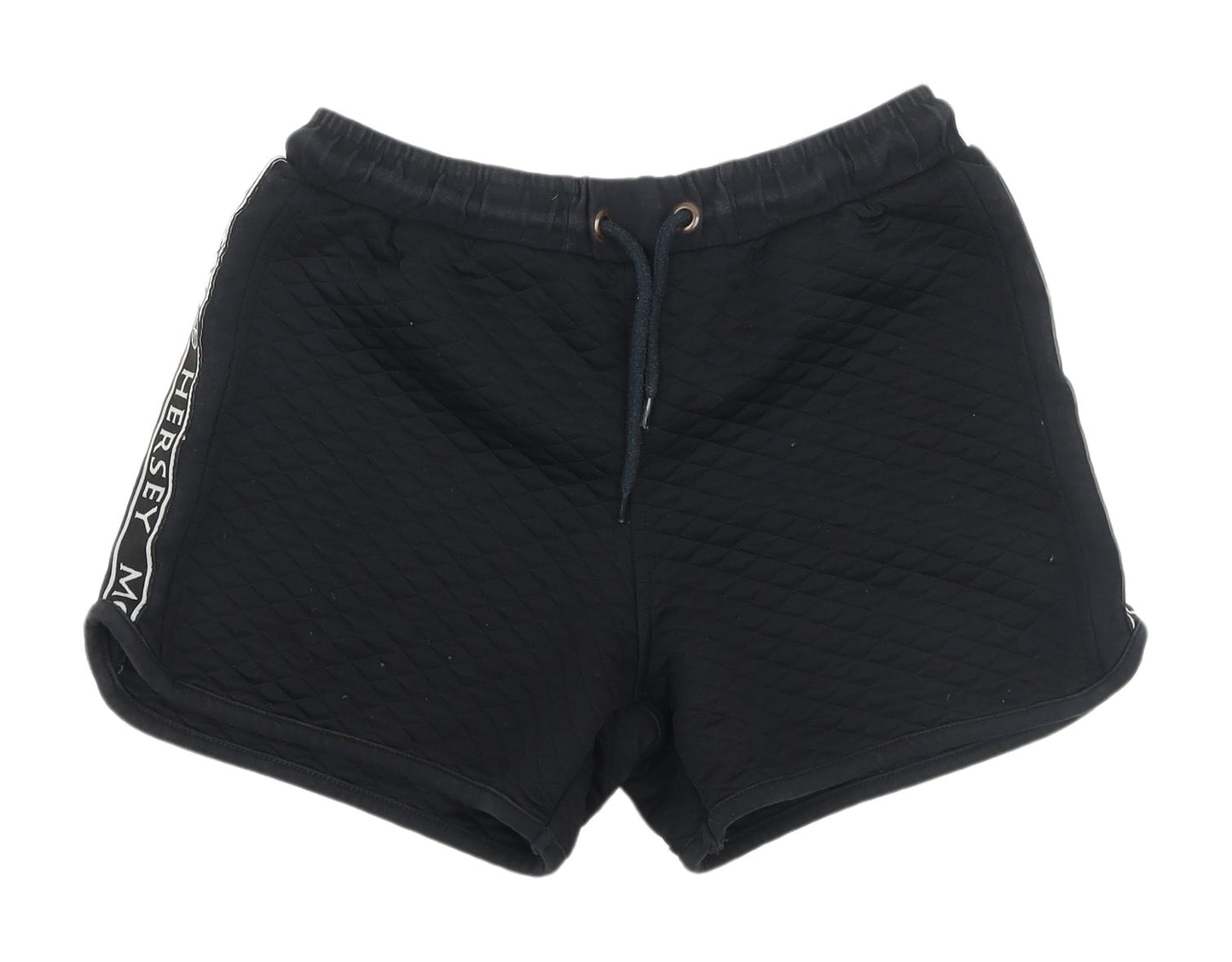 BCK & HRSY Women's Black Sweat Shorts - Size 12