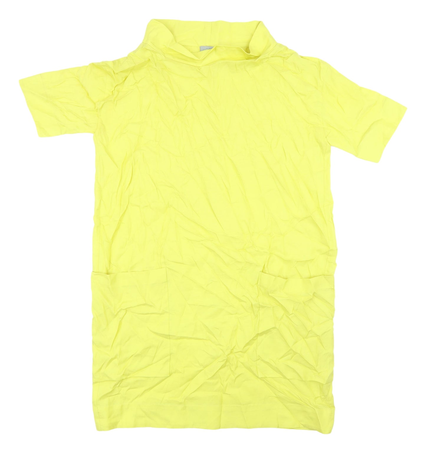 COS Women’s Yellow T-Shirt Dress, Size 12, Casual Lightweight