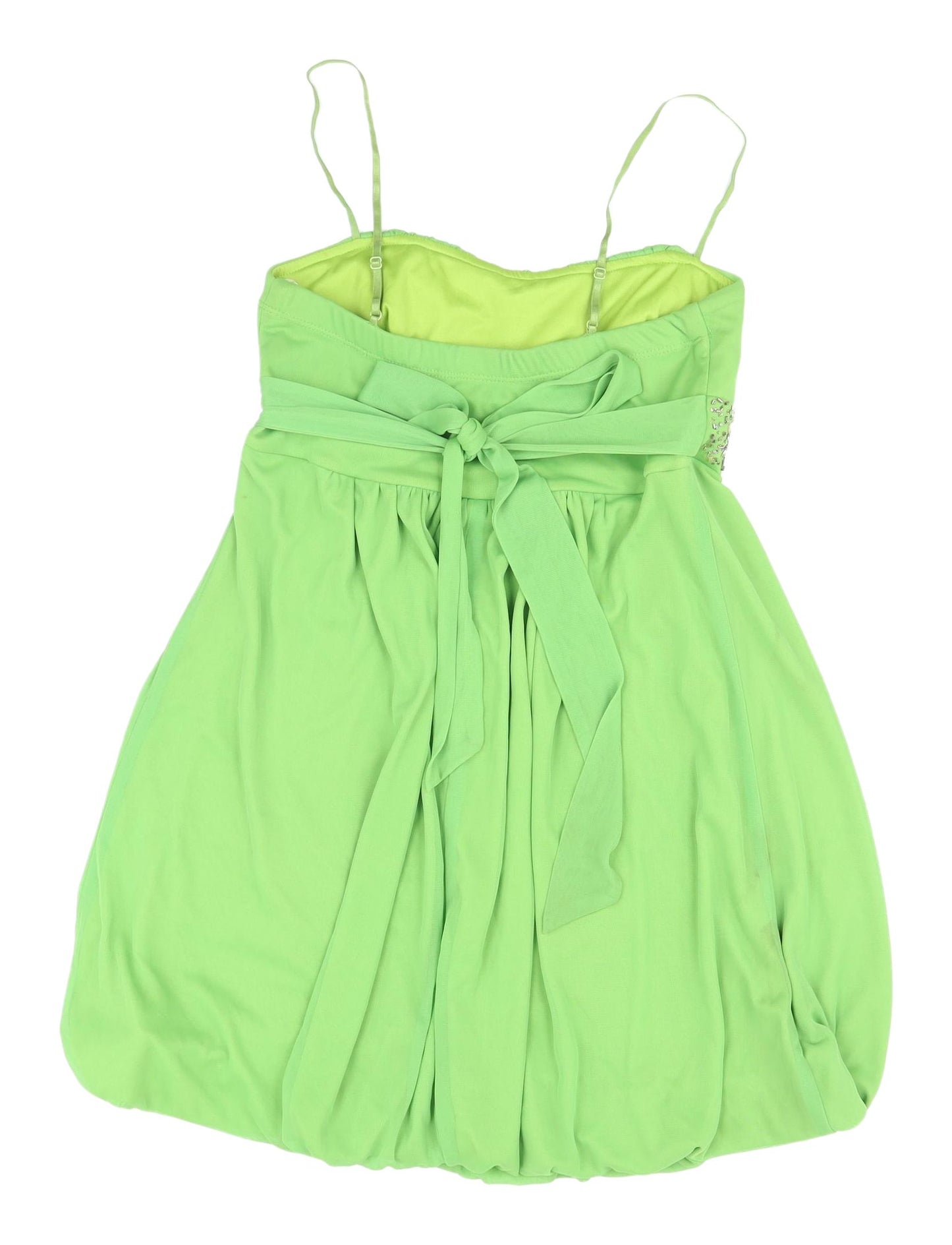 Ruby Rox Women's Green Dress, Size S, Beaded, Sleeveless