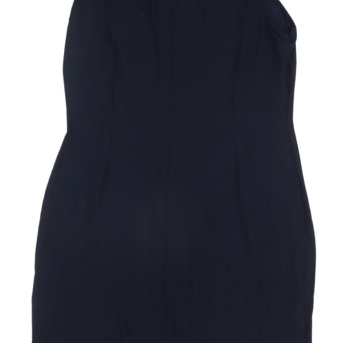 Debenhams Black Sleeveless Sheath Dress Size 14