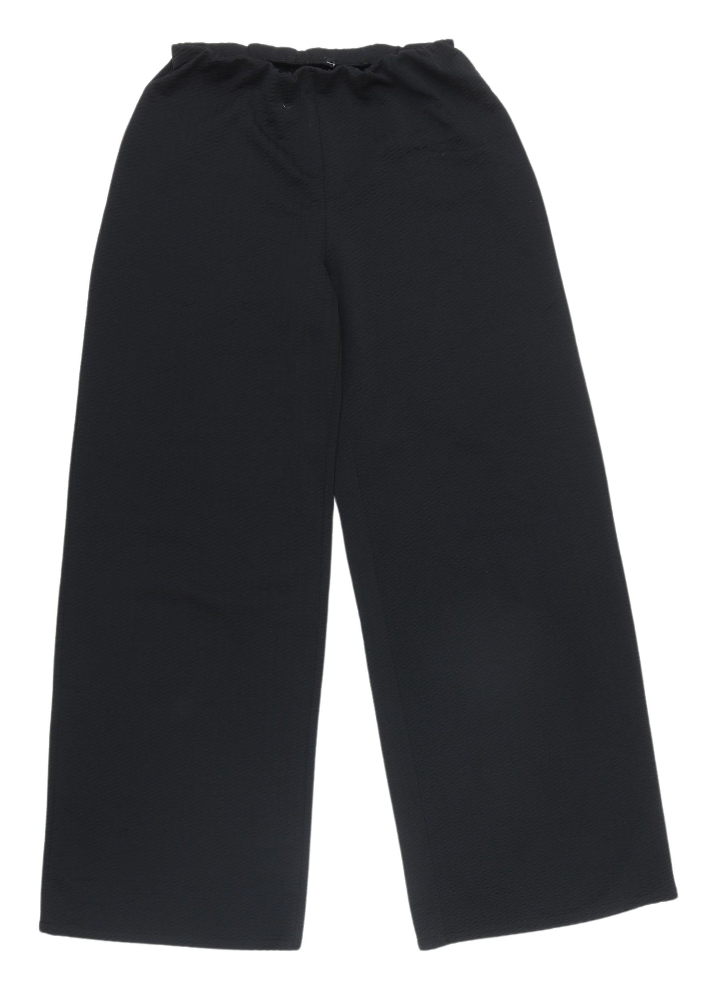 New Look Women's Black Wide-Leg Trousers Size 12