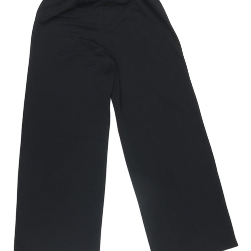 New Look Women's Black Wide-Leg Trousers Size 12
