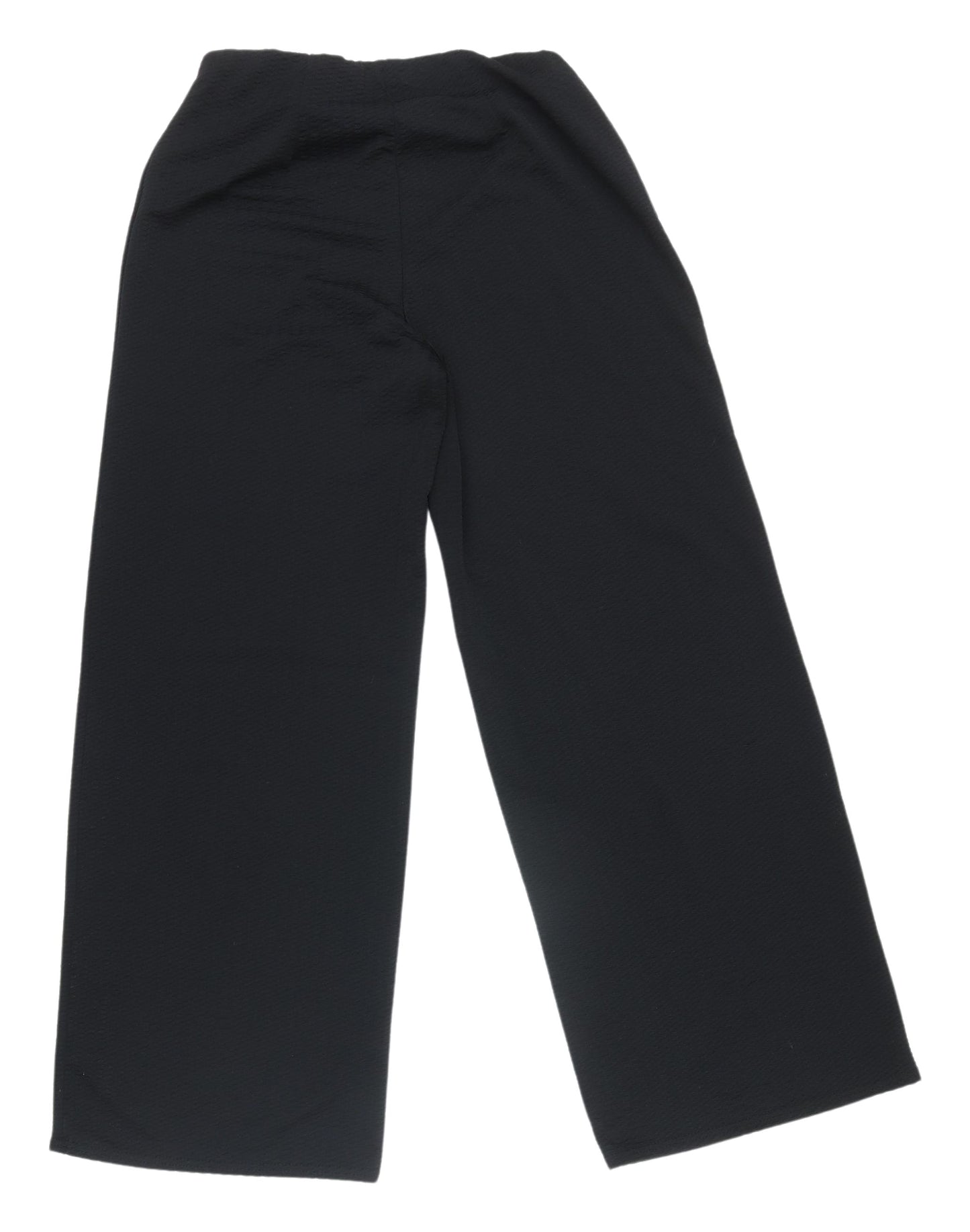 New Look Women's Black Wide-Leg Trousers Size 12
