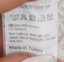 New Look Women’s White Crew Neck T-Shirt Size 12