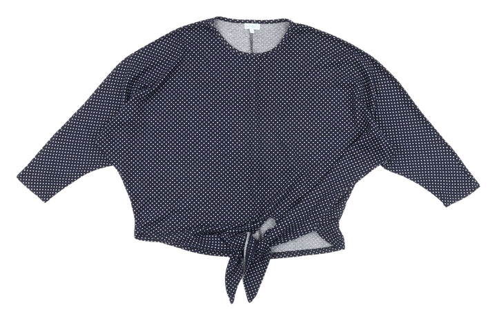 Blue Vanilla Women's Polka Dot Pullover Jumper M