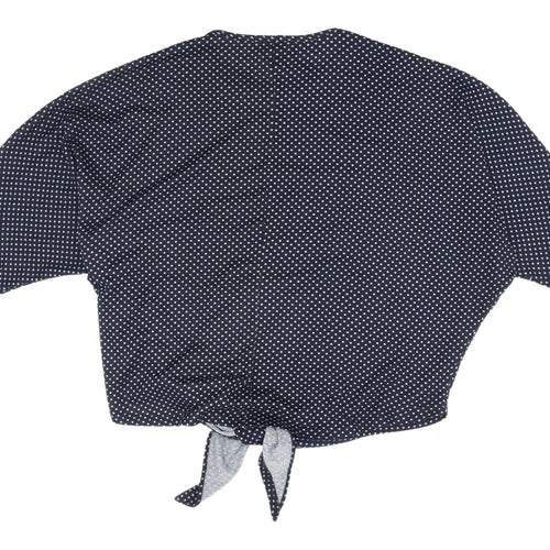 Blue Vanilla Women's Polka Dot Pullover Jumper M