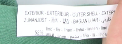 Zara Women's Green Slip Midi Dress in S - Summer Chic