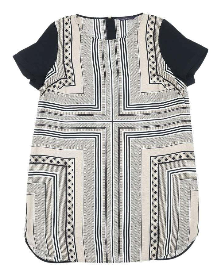 Marks and Spencer Geometric Blouse, Size 14, Women's Classic