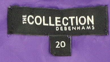 Debenhams Purple Sheath Dress Women Size 20