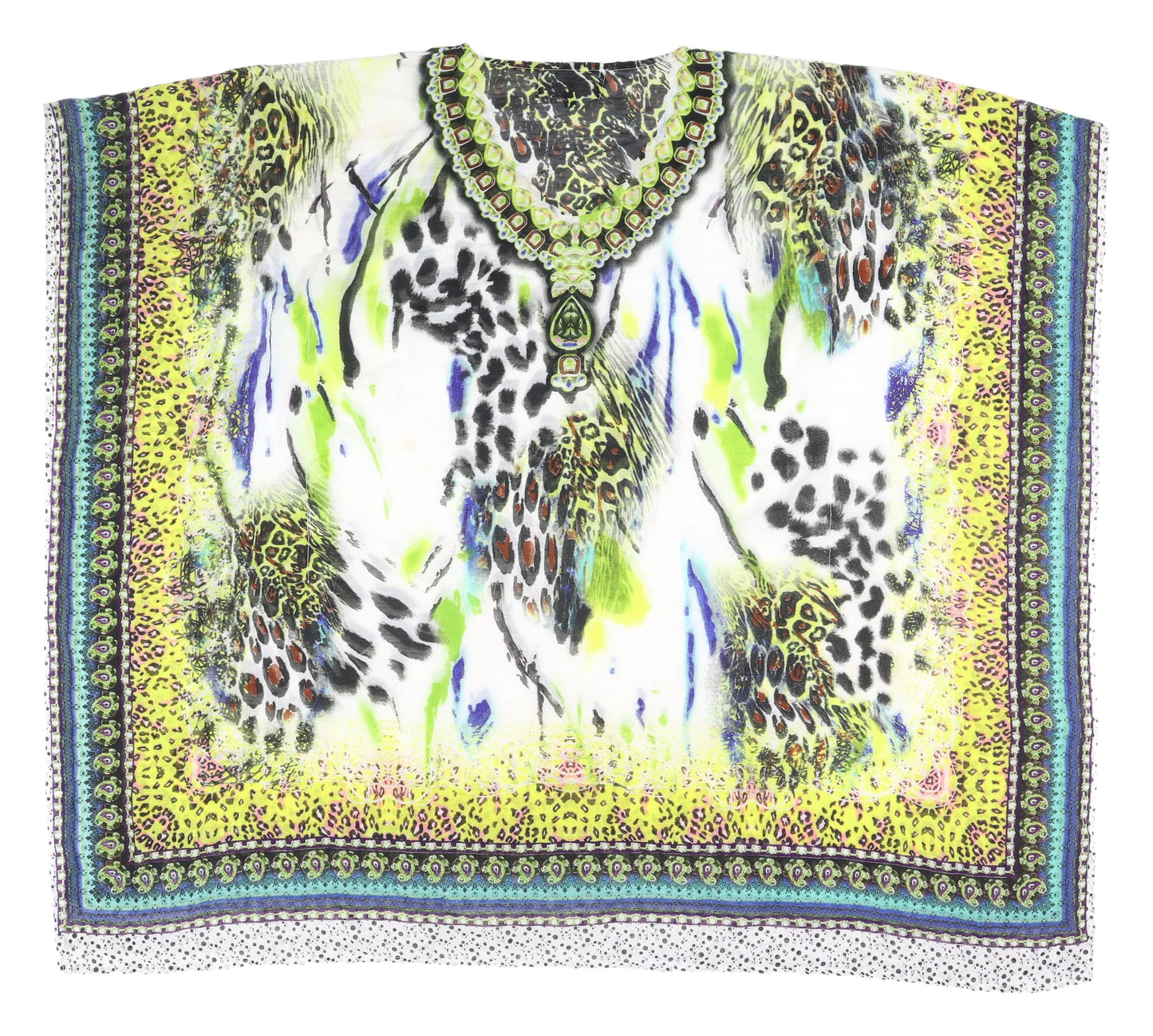 Moneisha's Women's Multicoloured Tunic Blouse M