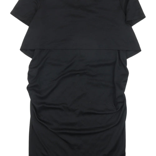 New Look Maternity Black Short Sleeve Dress
