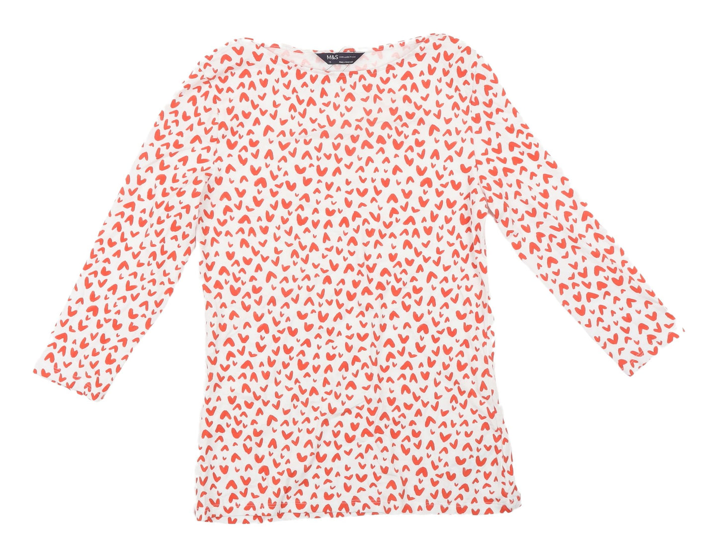 Marks and Spencer Women's Multicoloured T-Shirt, Size 10
