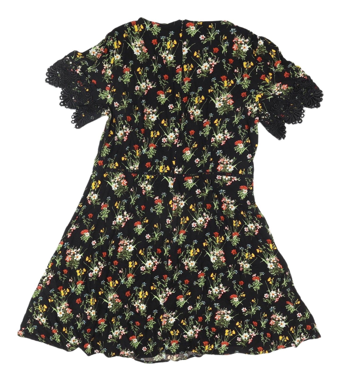 Oasis Women's Floral Fit & Flare Dress Size 14