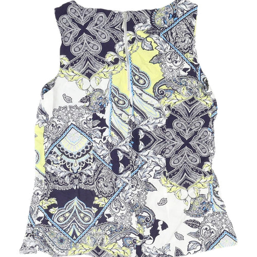 Red Herring Women's Multicoloured Paisley Tunic Blouse