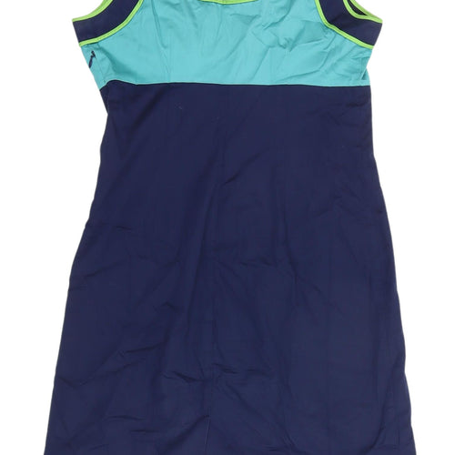 Boden Women's Blue & Green Shift Dress Size 12