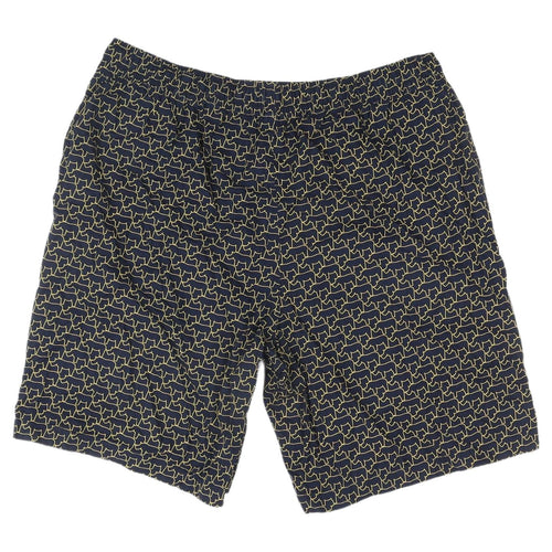 Marks and Spencer Women's Black Animal Print Rhino Shorts M