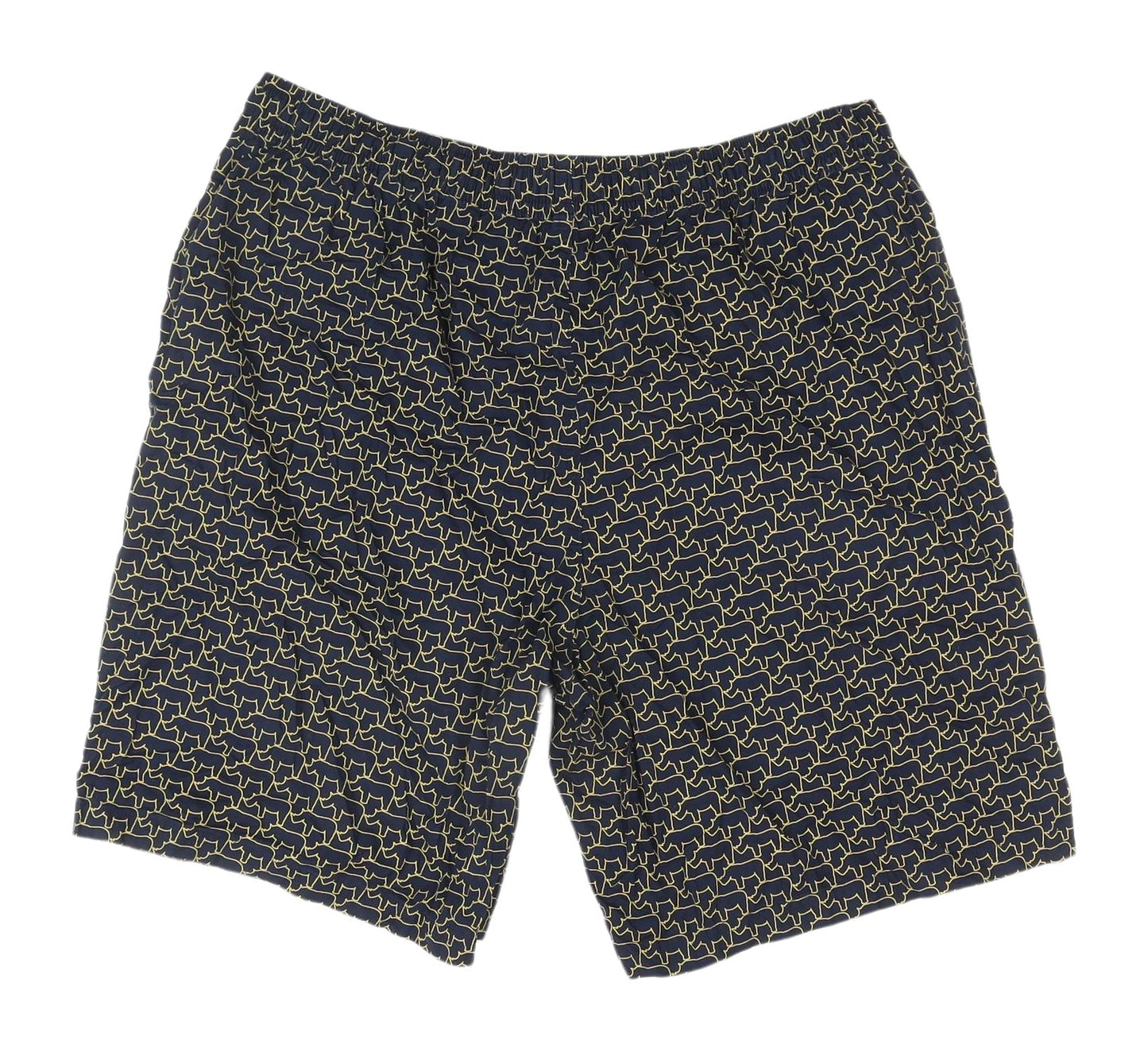 Marks and Spencer Women's Black Animal Print Rhino Shorts M