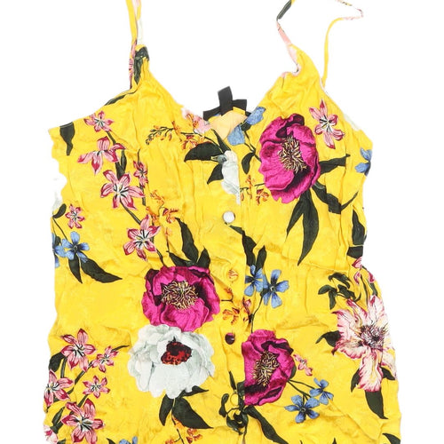 Topshop Women's Floral Camisole Tank UK 6