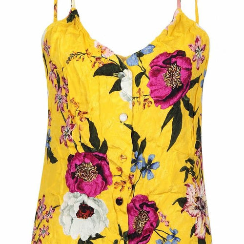 Topshop Women's Floral Camisole Tank UK 6