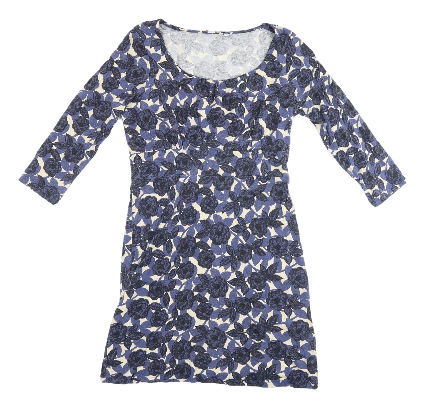 Boden Women's Blue Floral Sheath Dress Size 10
