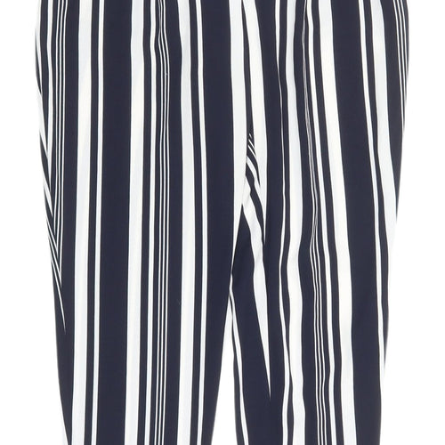 Zara Women's Striped Cropped Trousers S