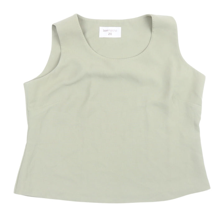 Bonmarché Women's Green Tank Top Size 20, Polyester