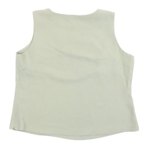 Bonmarché Women's Green Tank Top Size 20, Polyester