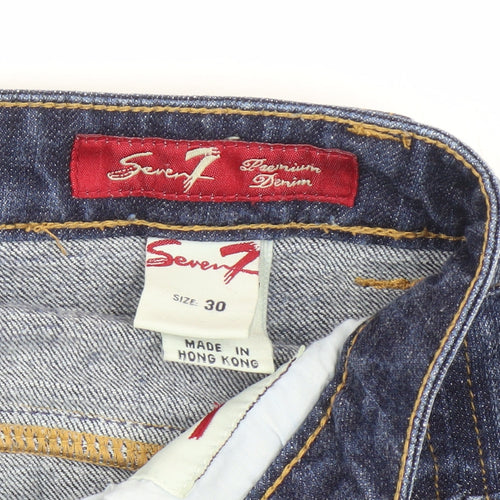 Seven7 Men's Blue Straight Jeans - Size 30