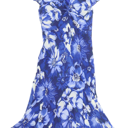 CC Women's Petite Floral Fit & Flare Dress - Size 10