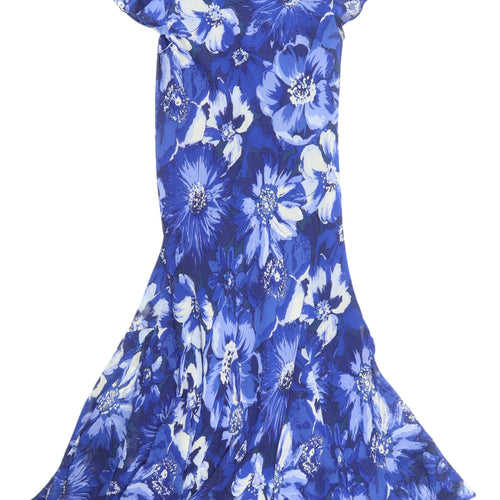 CC Women's Petite Floral Fit & Flare Dress - Size 10