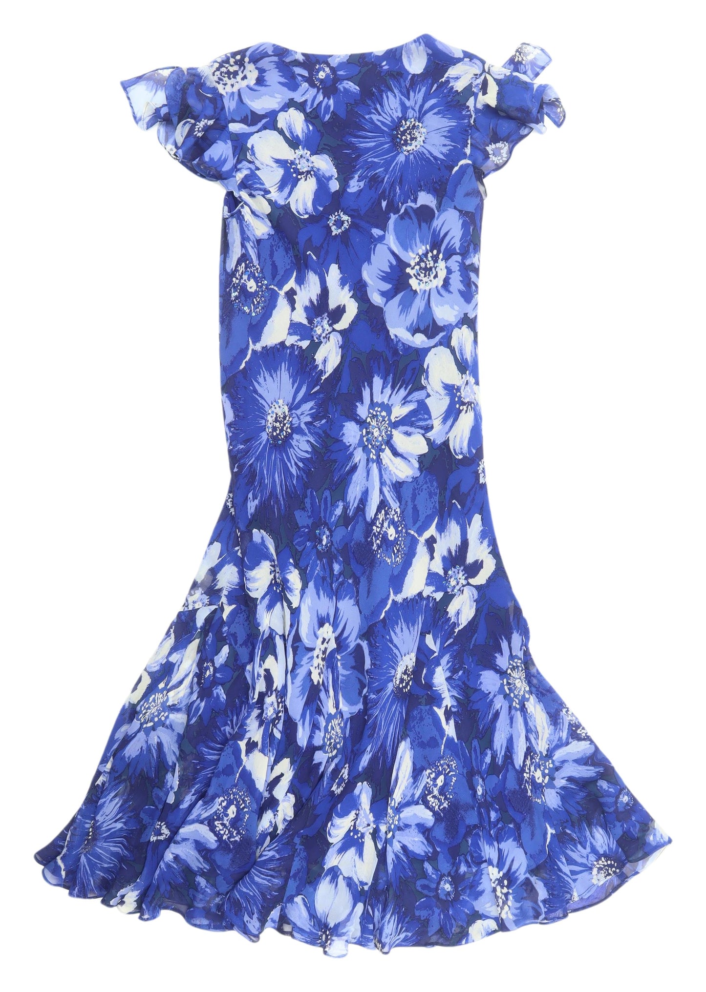 CC Women's Petite Floral Fit & Flare Dress - Size 10