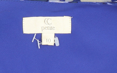 CC Women's Petite Floral Fit & Flare Dress - Size 10