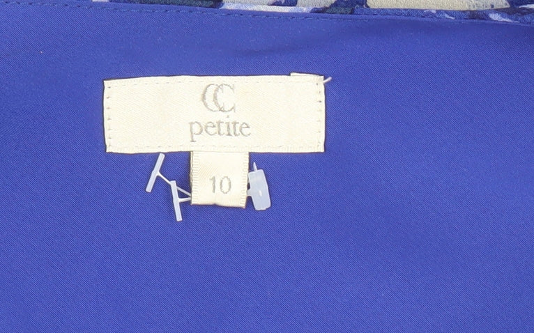 CC Women's Petite Floral Fit & Flare Dress - Size 10