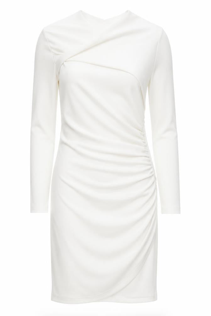 Zara Women's Ivory Sheath Dress XS Party Chic