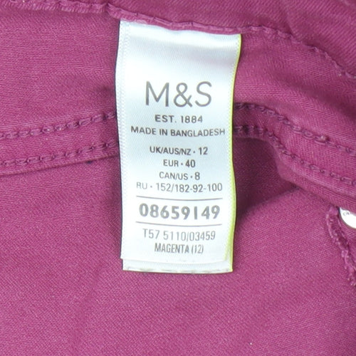 Marks & Spencer Women’s Purple Skinny Jeans Size 12