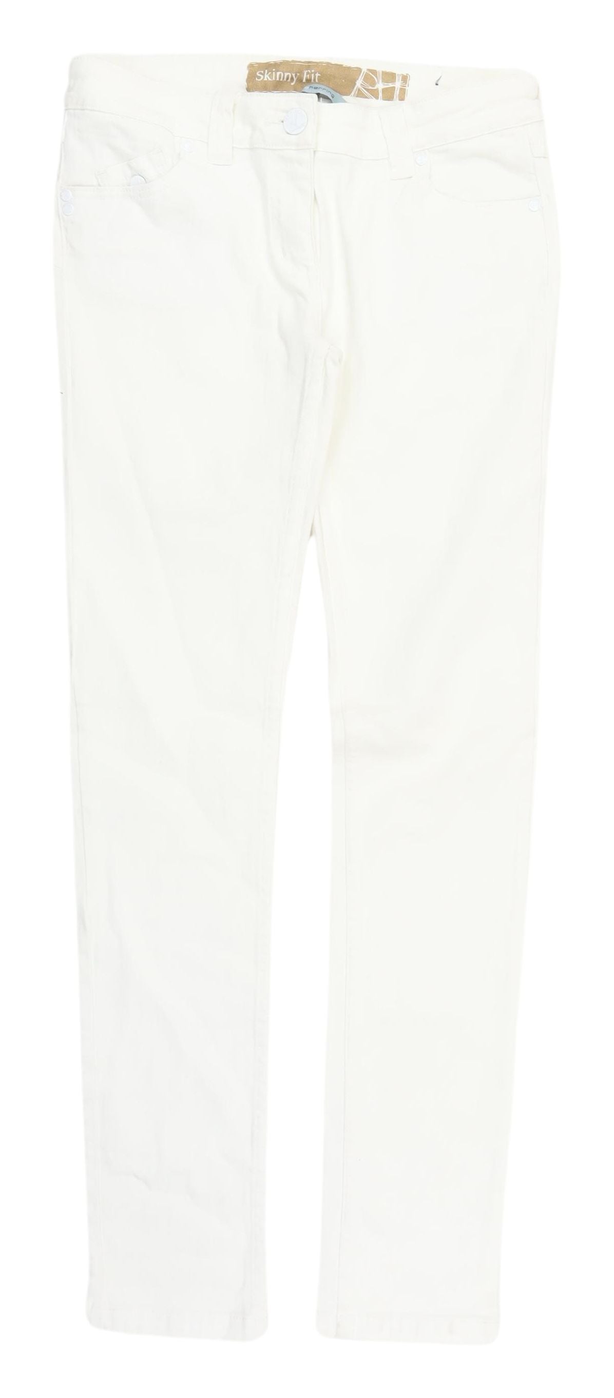 Debenhams Women's White Skinny Jeans Size 10